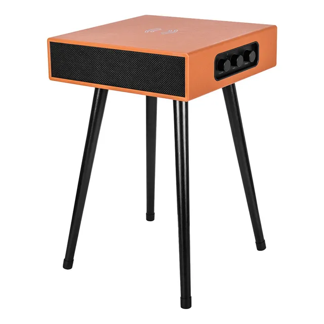 Bocina Bluetooth Rombica Mesa Multifuncional Altavoz Marrón