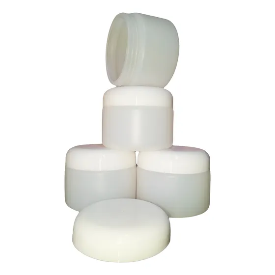 Frascos Plásticos Tipo Baño De Crema 250 Ml Con Tapa 15 Unid