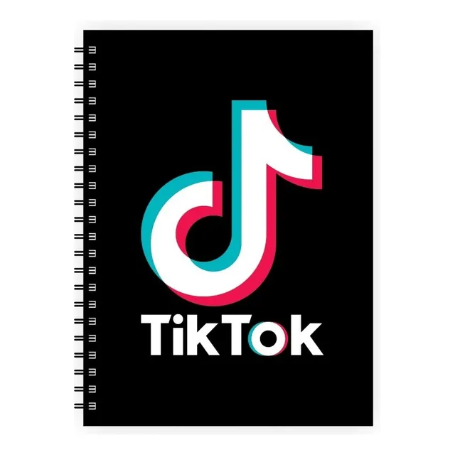 Caderno Grande Capa Dura Tiktok #3 200fls 10mat