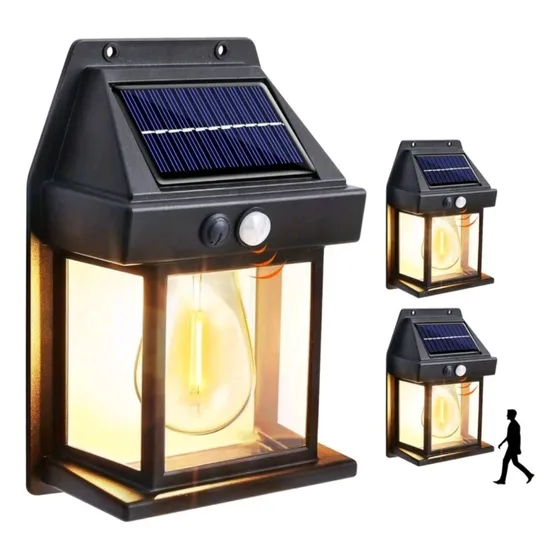 Reflector Solar Con Sensor De Movimiento Exterior Panel Led