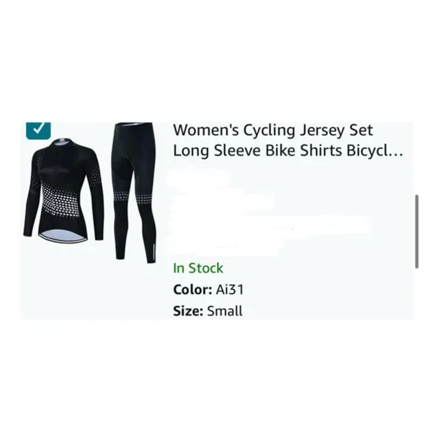 Conjunto De Ciclismo Para Damas Negro Con Puntos Blancos.