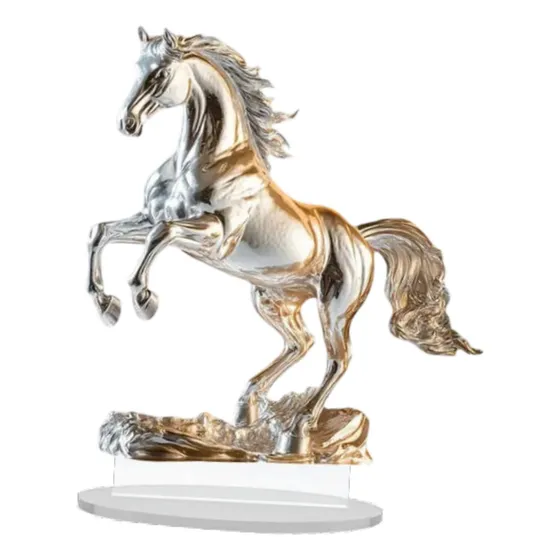 Señal De Acrílico 2d De Caballo Animal De Arte Decorativo