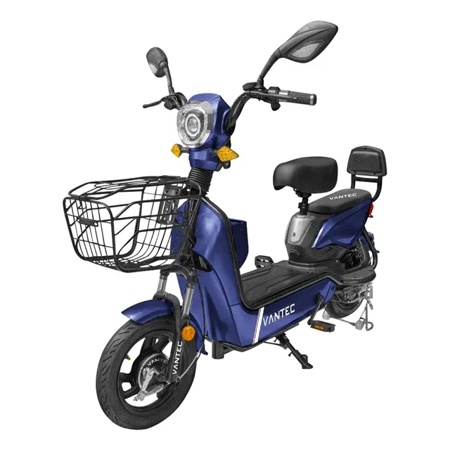 Motocicleta Electrica Vantec Ecoride St-15 Azul 500w
