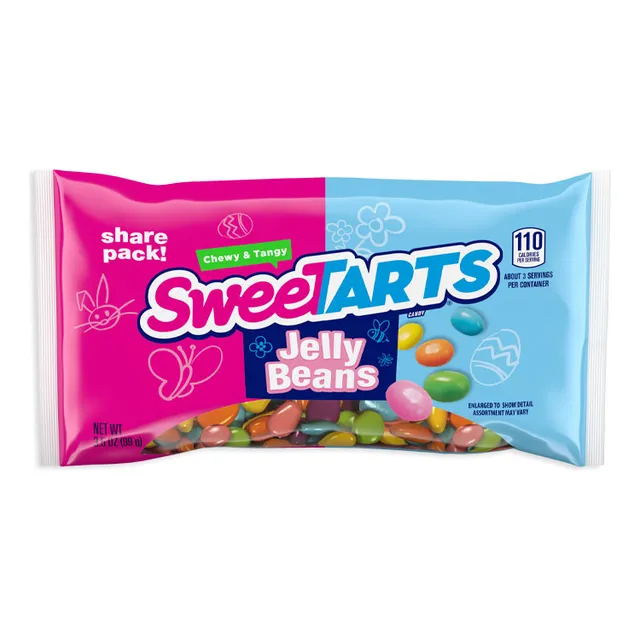 Sweetarts Jelly Beans Sabores Frutales 99 Gr