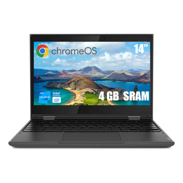 Lenovo 2 En 1 81mb0004us 11.6  Hd 32gb 4gb Teclado En Inglés Negro