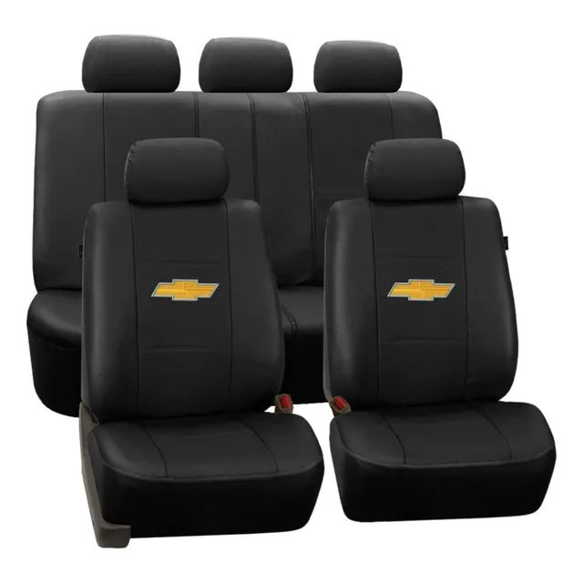 Capa De Banco Couro Corsa Hat. Maxx Com Logo Da Chevrolet