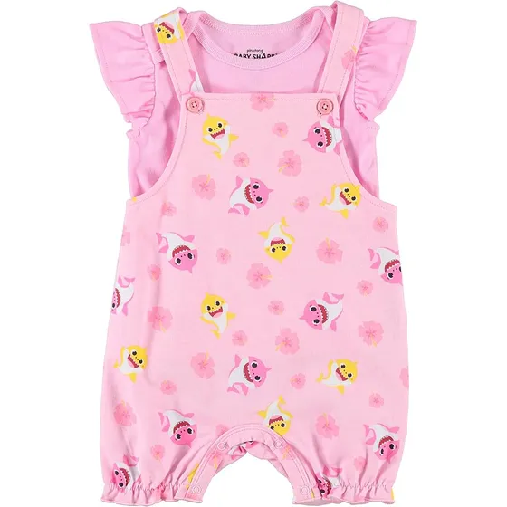 Body Para Bebes Niña 2pz Algodon Importado Ds