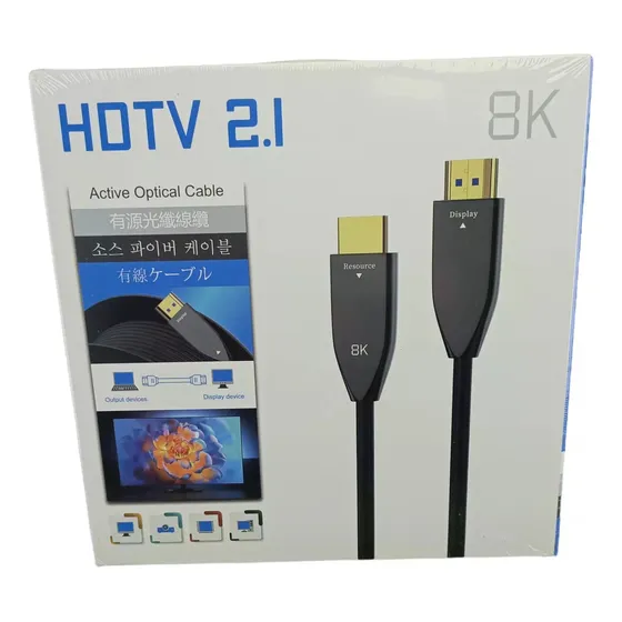 Cable De Fibra Hdmi 2.1v 8k Alta Dictación 80m