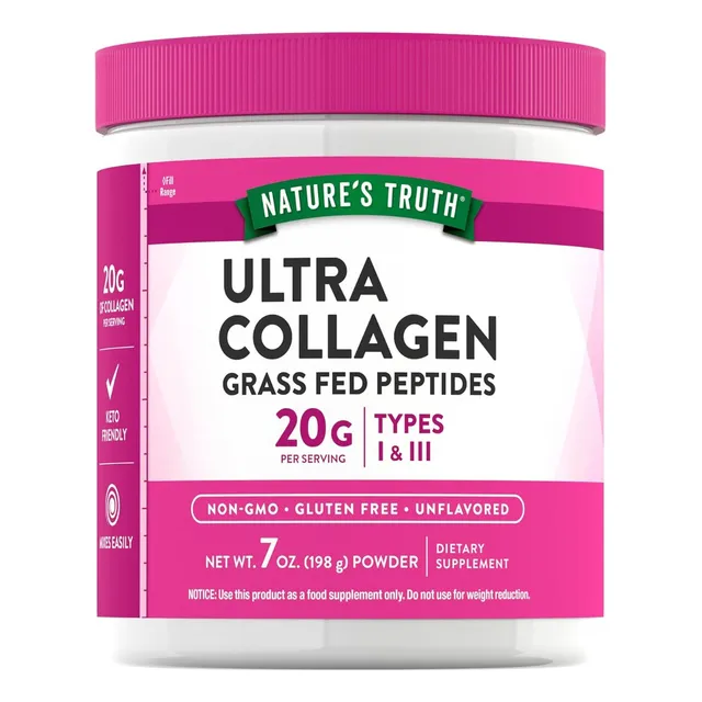 Colágeno 20 G Ultra Nature's Truth 198 Gr Sin Sabor