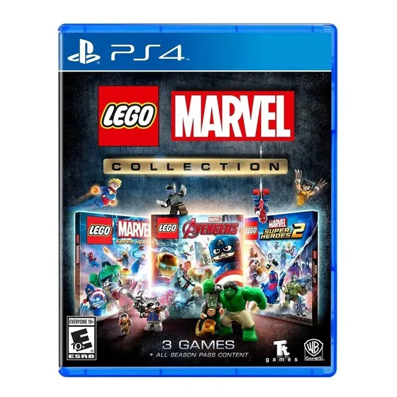 Lego Marvel Collection Ps4 Físico 3 Juegos En 1 Vemayme