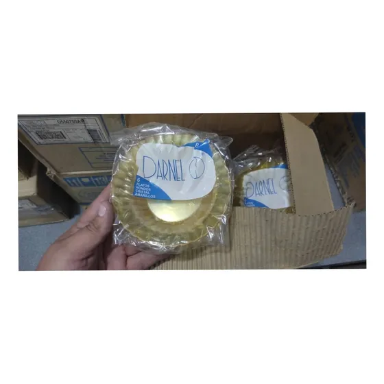 Caja De Platos De Cristal Darnel 16 Cm