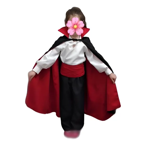 Disfraz Drácula Vampiro Completo Halloween  Niño Niña