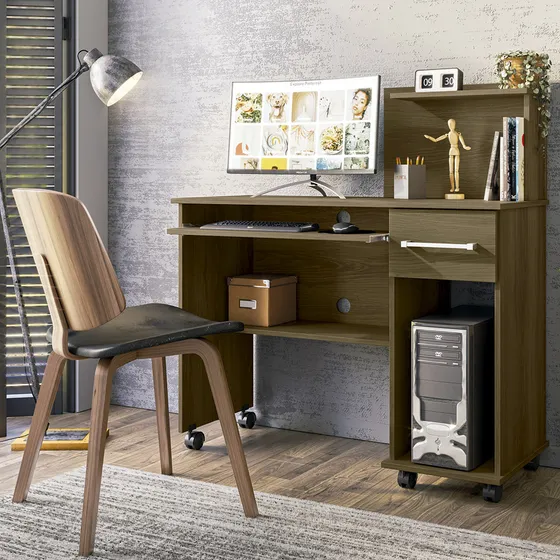 Escrivaninha Lukaliam Office studio mdp de 1090mm x 1115mm x 410mm