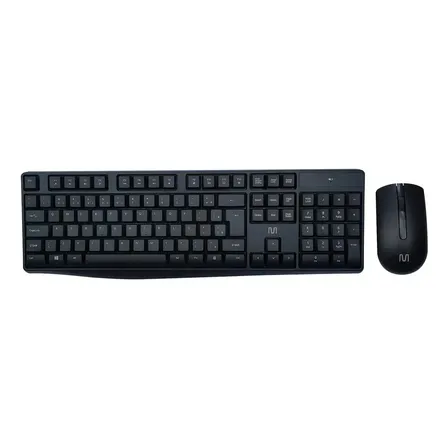 Kit Teclado e Mouse Sem Fio Slim Multilaser - Design Elegante e Silencioso - TC270