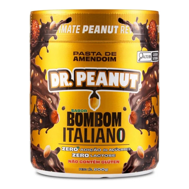 Pasta De Amendoim Com Whey Protein - 600g - Dr. Peanut Pasta De Amendoim Com Whey Protein - 600g - Dr. Peanut