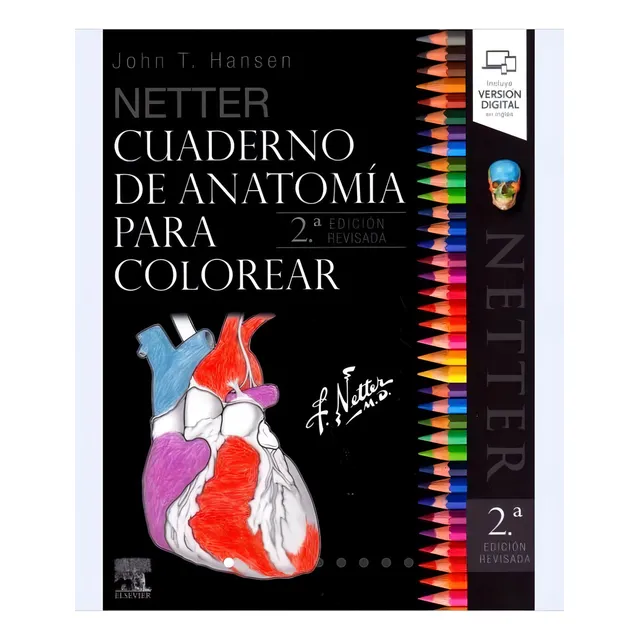 Netter. Cuaderno De Anatomía Para Colorear 2 Revis/