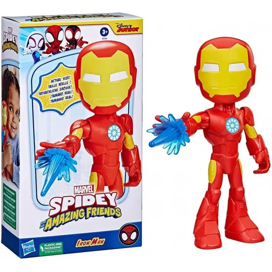 Spidey & Friends Iron Man 22cm | Juguete Marvel Niños 3+