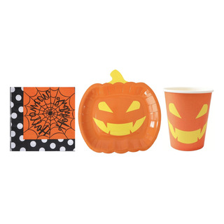 140pz Kits Vajilla Hallowen 50 Platos 50 Vasos 40servilletas 140pz Kits Vajilla Hallowen 50 Platos 50 Vasos 40servilletas