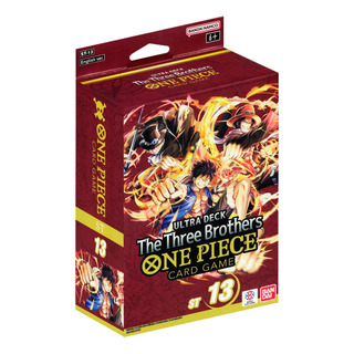 Ultra Deck One Piece St13 Three Brothers Card Game Inglês Ultra Deck One Piece St13 Three Brothers Card Game Inglês