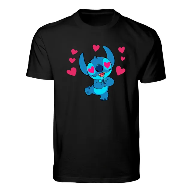 Polera Lilo - Stitch - Extraterrestre - Perro -  Estampaking