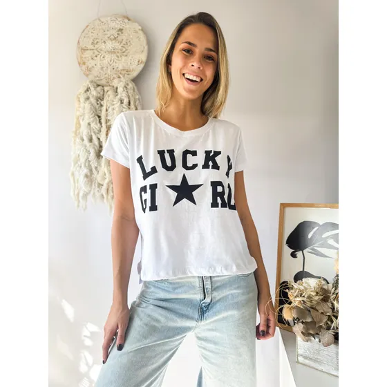 Remera Estampada Lulyna Algodon Premium Mujer
