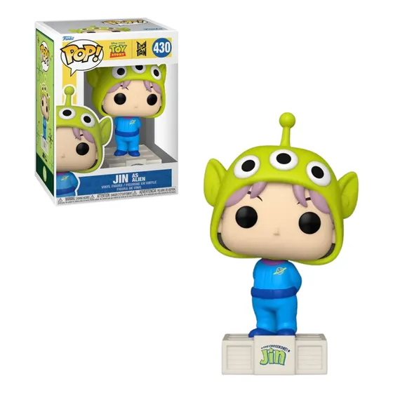 Bts Jin As Alien #430 Toy Story X Tinytan Funko Pop