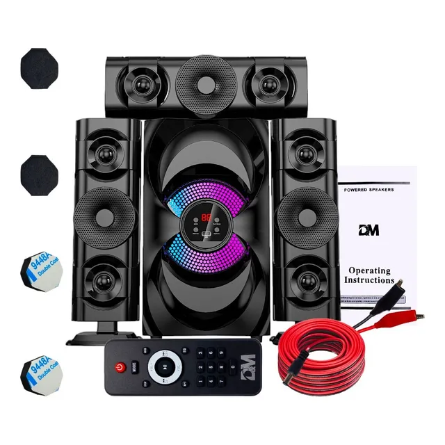Minicomponente Bluetooth Con Luz Led Dm-s4
