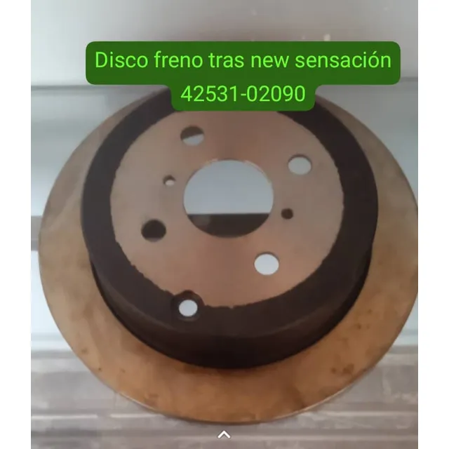 Disco De Freno Trasero Toyota Corolla Sensación Original
