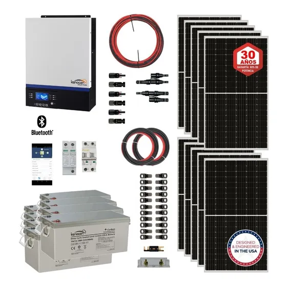 Kit Energia Solar Inversor Cargador 5kw 18kwh/día Renogen