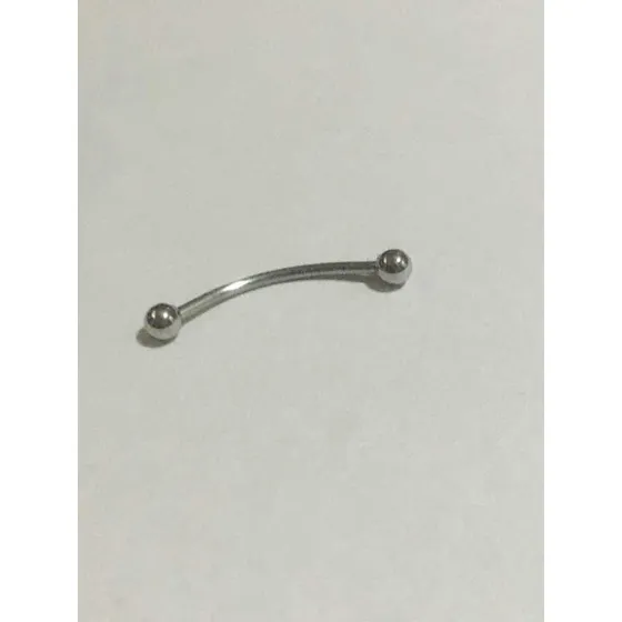 Piercing Língua Snake Eye Aço Cirúrgico Diâmetro 21mm