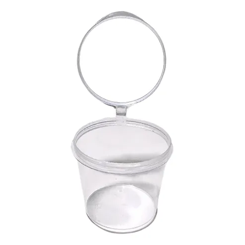 Envase Para Salsa De Plástico Con Bisagra De 1oz 100und