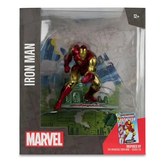 Invincible Iron Man #126 Escala 1:10 Mcfarlane Figura Posada