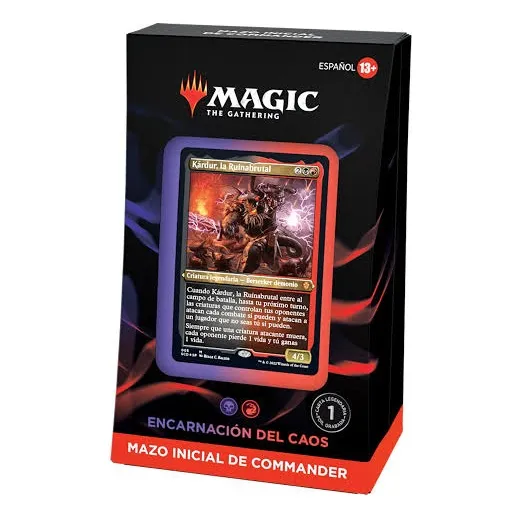Magic Mtg Starter Commander Deck Chaos Incarnate Español