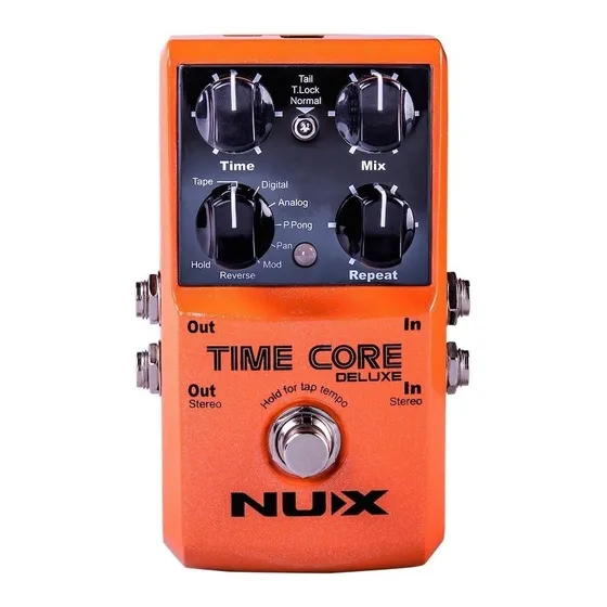 Pedal de efeito NUX Time Core Deluxe laranja