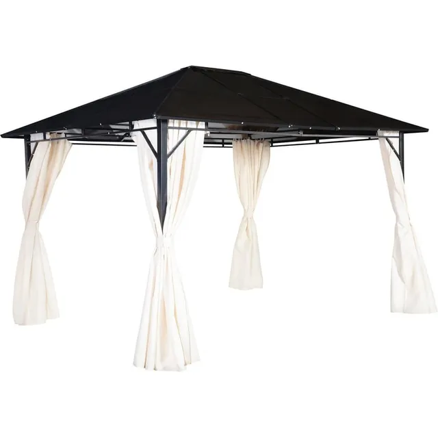 Pérgola Color Negro Elegante Envío A Provincia