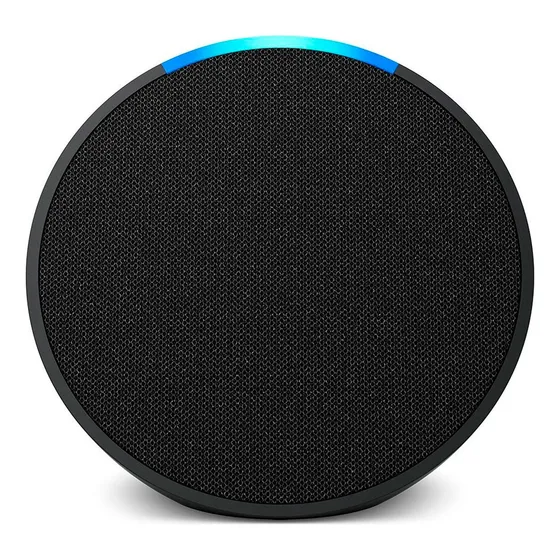 Altavoz inteligente con control de voz Alexa Echo Pop de primera generación, color negro carbón