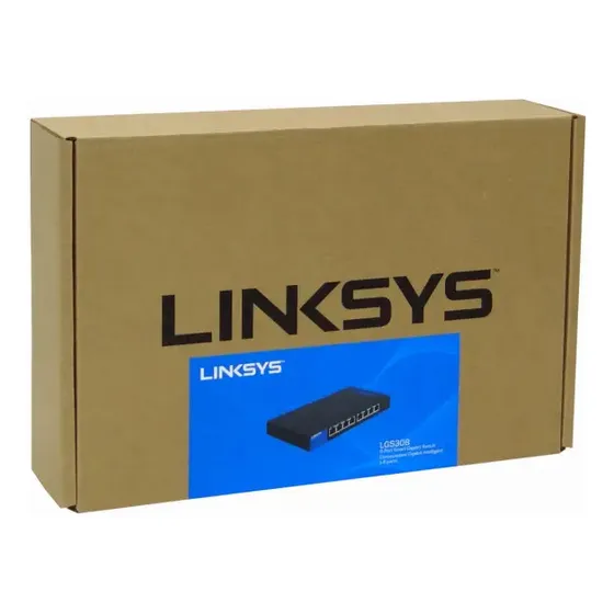 Linksys Switch Business Smart 8 Gb Ports 128 Mb - Sku:lgs308