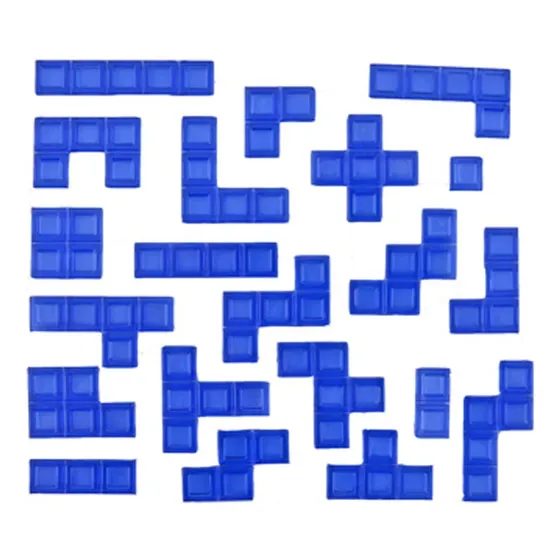 Piezas De Repuesto Del Juego Blokus ~ 21 Piezas Azules
