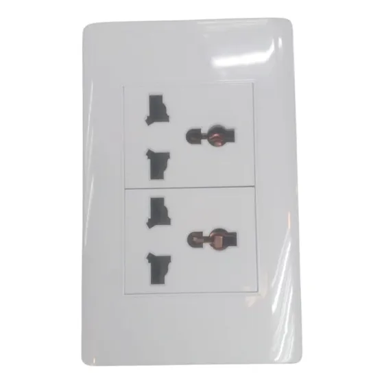 Tomacorriente 3polos Universal Doble 250v/10a  Ilumven