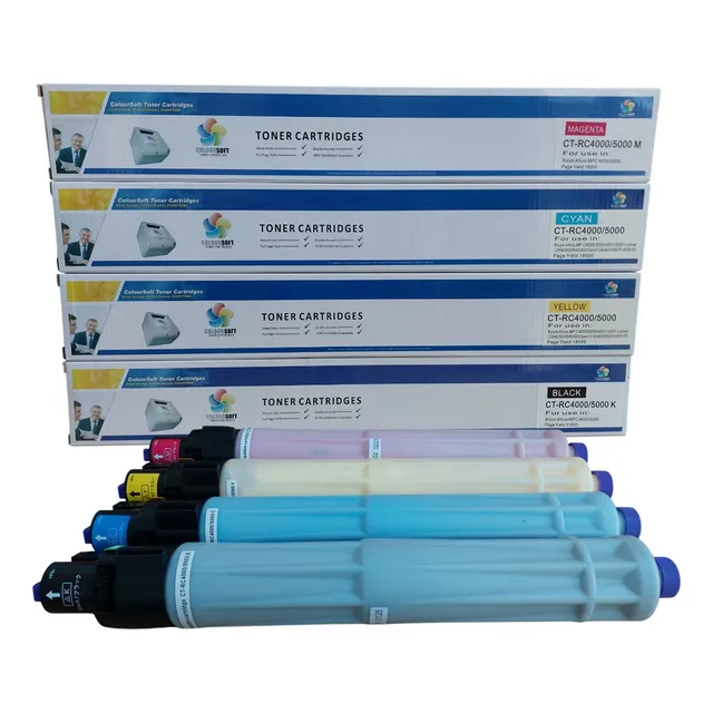 4 Toner Compatible Aficio Mp C 4000 C 5000 Alto Rendimiento