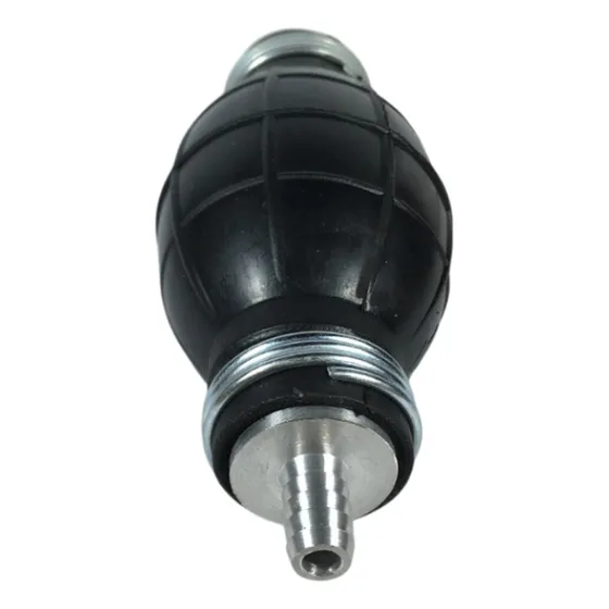 Cebador Manual De Goma Perita - Pico Aluminio Rectos 8mm