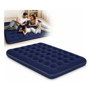 Colchão Inflável Casal Acampamento Super Resistente 300kg 191 × 137