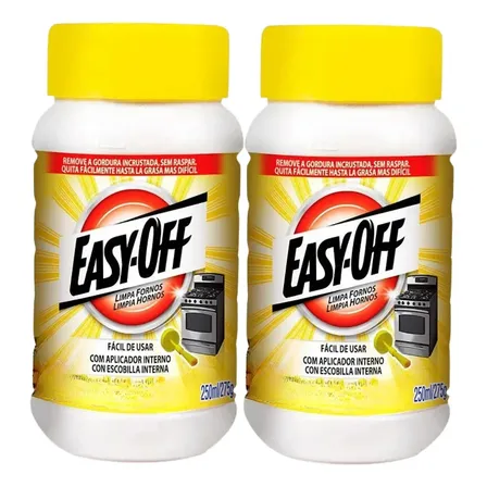 2 Unid. Limpa Forno Em Pasta Easy-off 250ml Com Aplicador