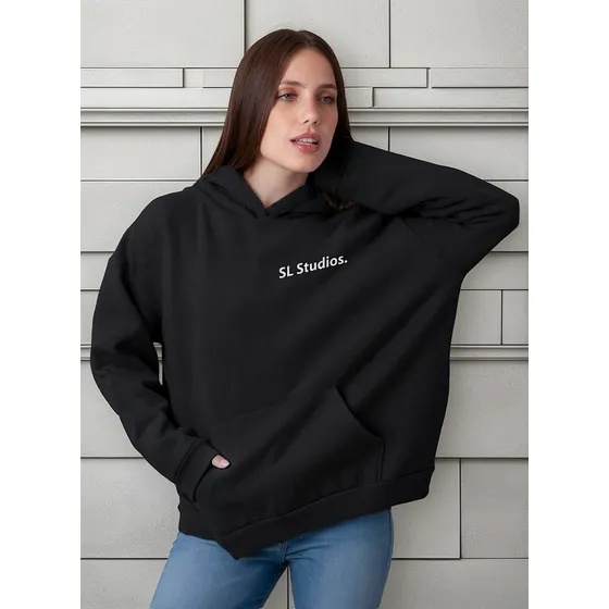 Buzo Maxi Canguro Sl Algodón Frisa  Mujer