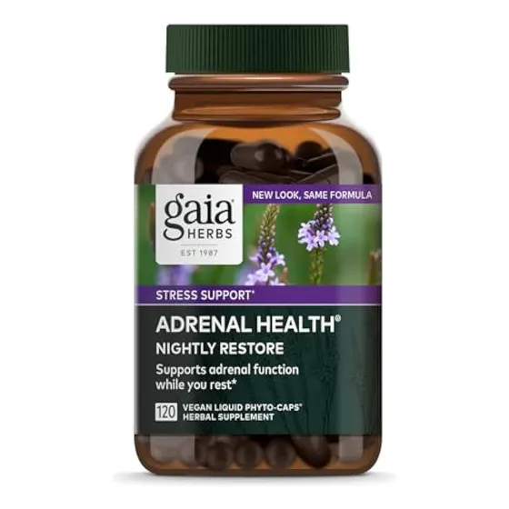 Restauración Nocturna De La Salud Suprarrenal De Gaia Herbs