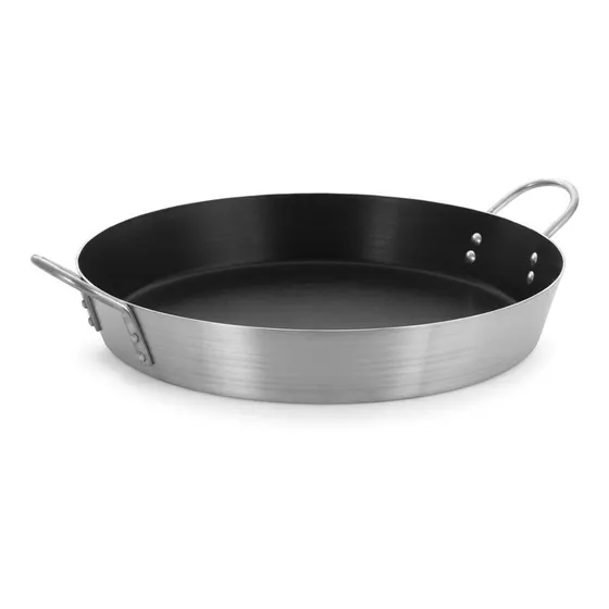 Frigideira Wok Tacho Paella 60cm Antiaderente Reforçada .