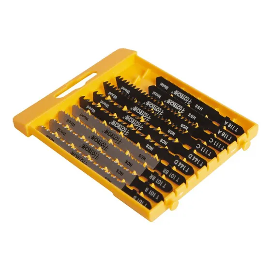 Hojas Sierra Caladora Pack De 10 Piezas Madera Metal Hoteche
