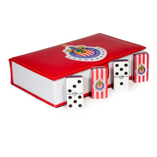 Dominó Chivas Guadalajara 100% Acrílico. Estuche Tipo Libro Dominó Chivas Guadalajara 100% Acrílico. Estuche Tipo Libro