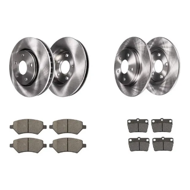 Kit Discos + Pastillas De Freno 4 Ruedas Chery Tiggo