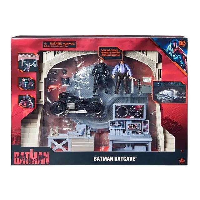 Set Batman Baticueva Incluye 2 Personajes Y Un Vehiculo Moto